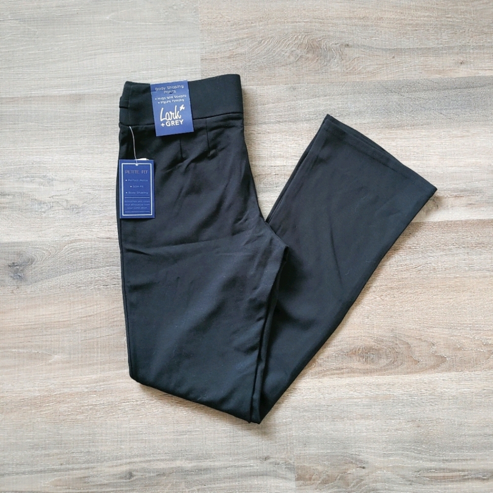 NWT Women's Black Stretch Knit Ponte Dress Pants